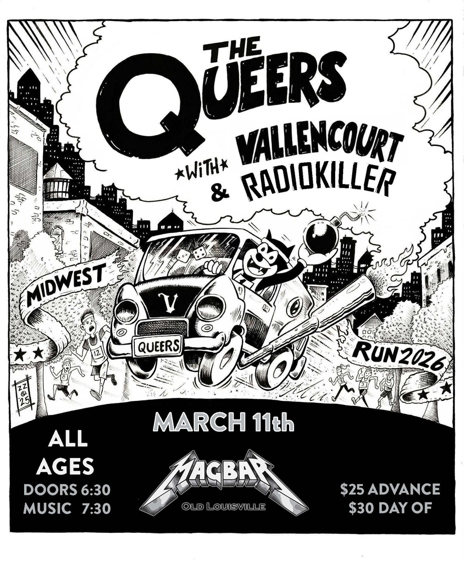 All Ages - The Queers with Vallencourt and Radiokiller at Mag Bar !! event photo