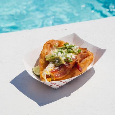 Beef Puffy Taco.