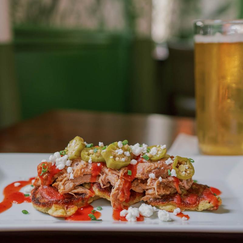 Black-Eye Pea & Collard Fritters photo