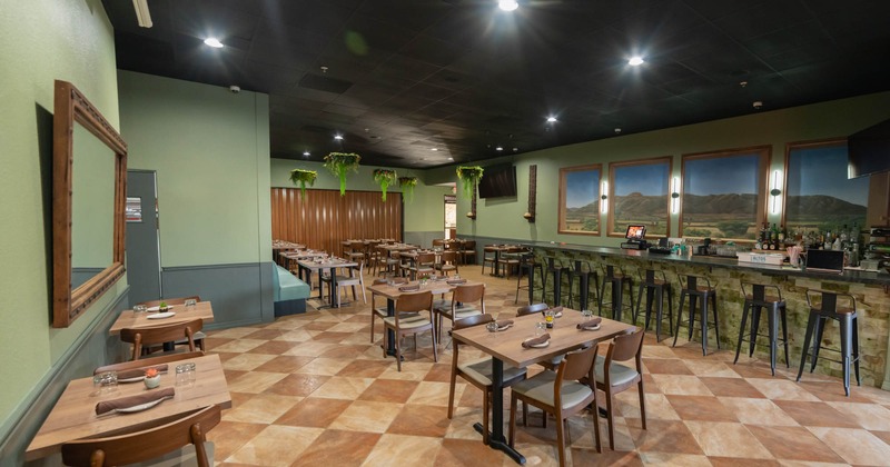 Interior, seating area