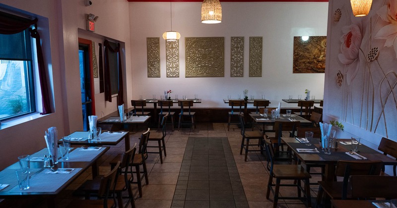 Interior, main seating space