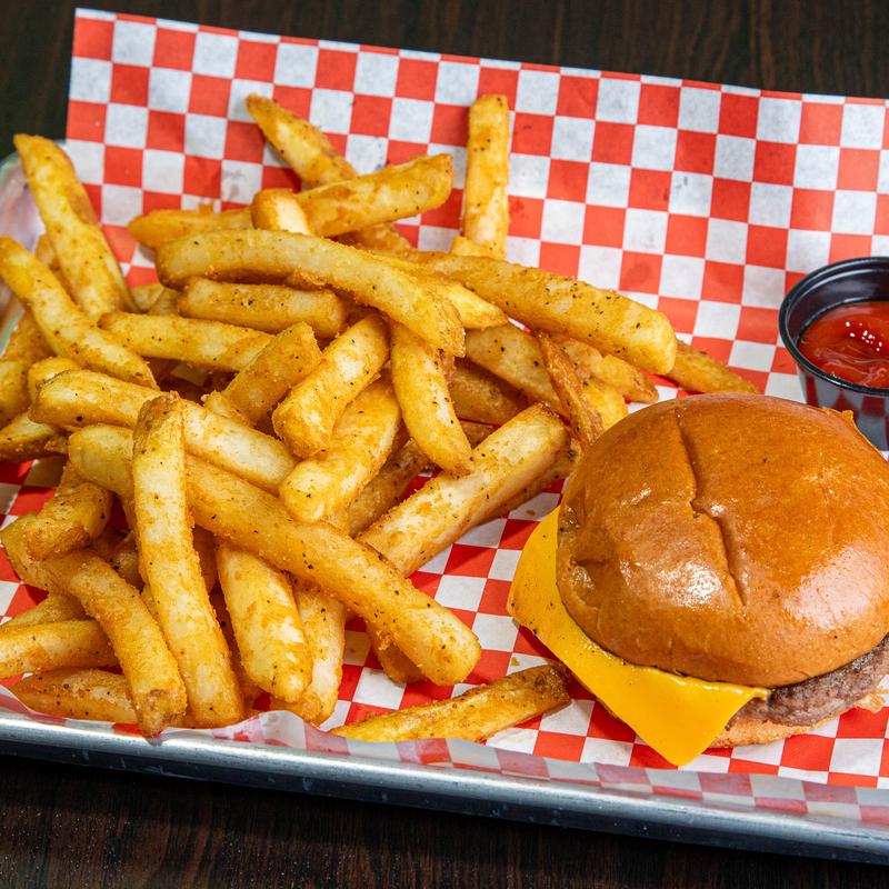 menu item 4 of 6, Kids Cheeseburger with Fries