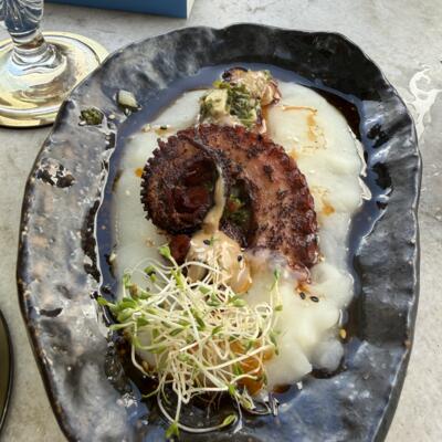 Crispy octopus.