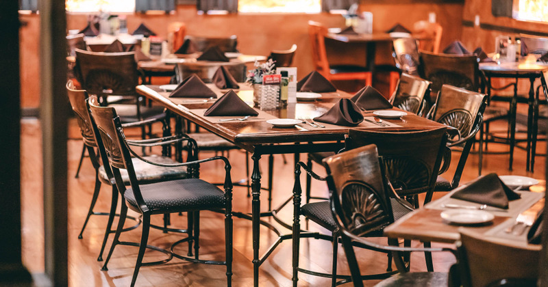 Interior, dining area