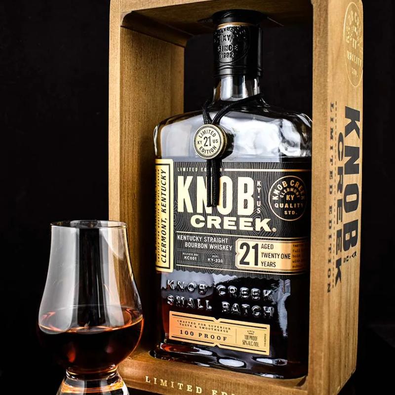 menu item 2 of 4, Knob Creek 21 Years