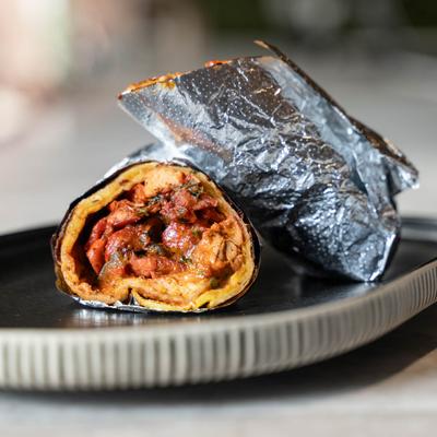 Chicken, Paneer Kati Roll.