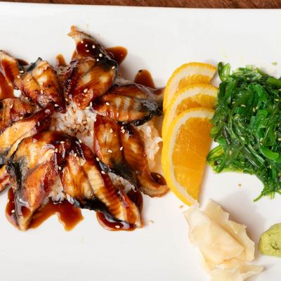 Honey Teriyaki Eel.