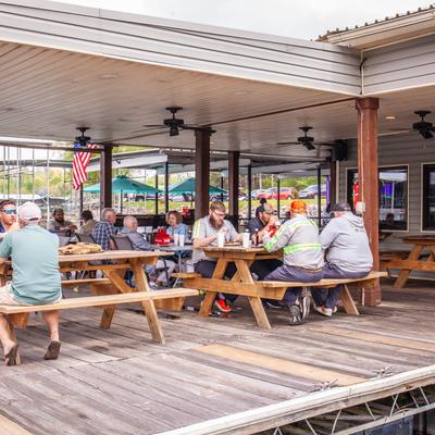 Outdoor seating area.