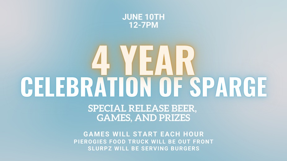 Sparge Brewing 4 Year Anniversary Party event photo