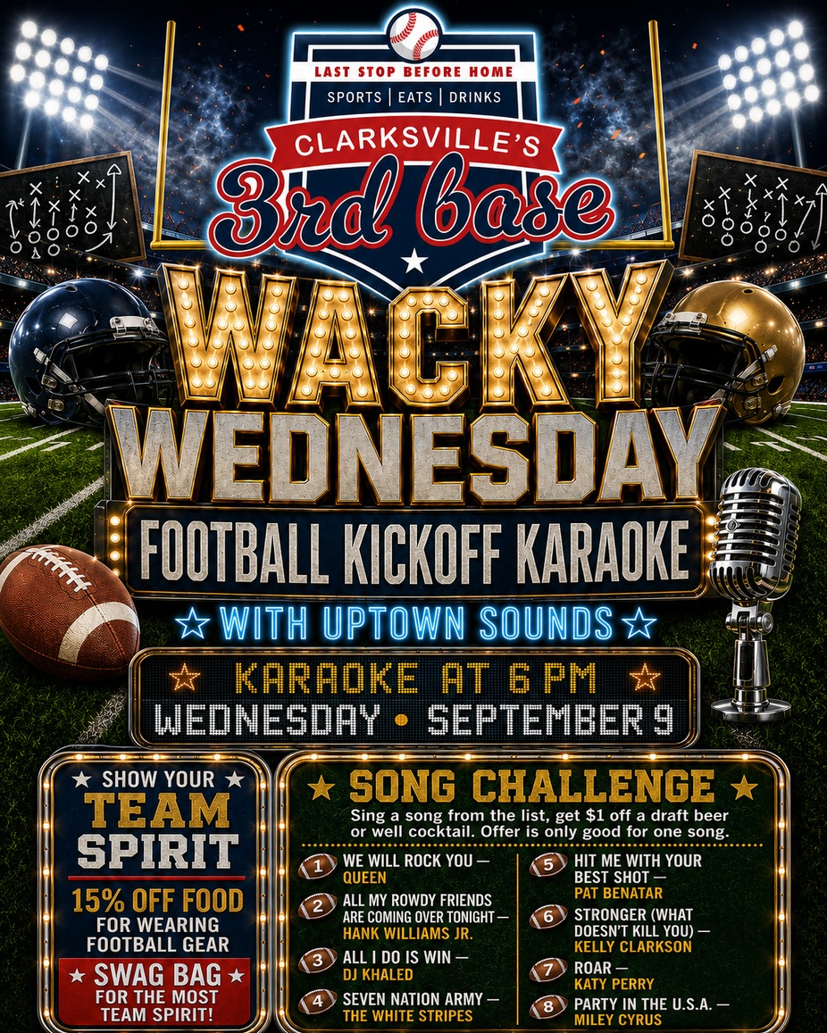 Wacky Wednesday Football Kickoff Karaoke event photo