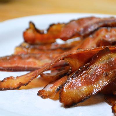 Crispy bacon.