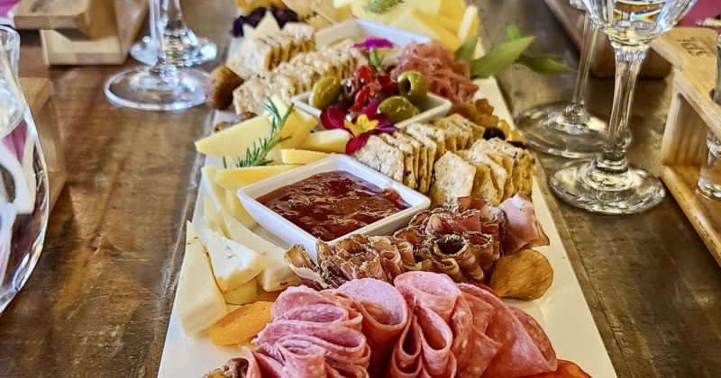 Interior, wine racks