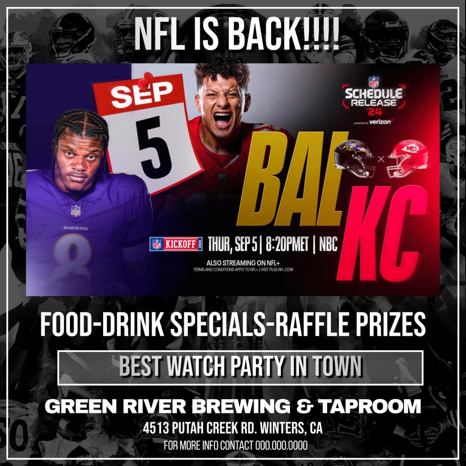 NFL IS BACK!!! event photo