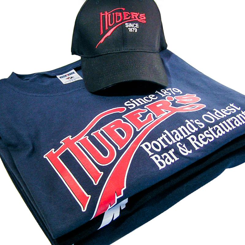 Apparel with Huber’s Logo photo