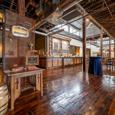 Interior, seating and bar area, wooden floor