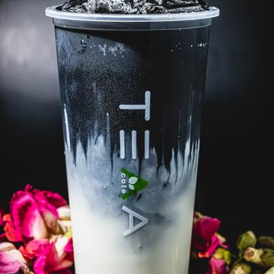 Charcoal Tea Latte.
