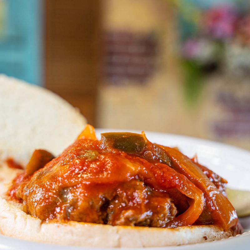 Old Fashioned Bbq Burger photo