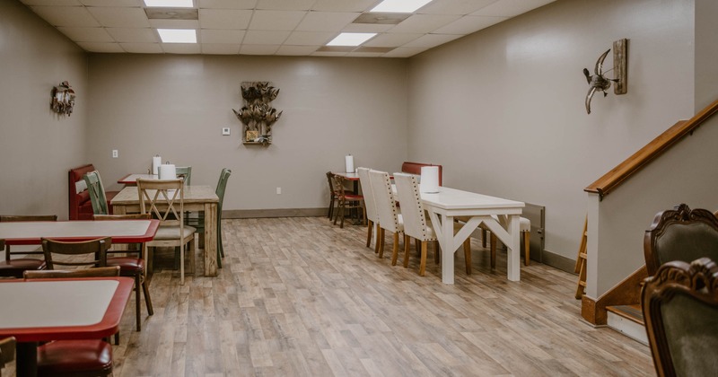 Interior seating area