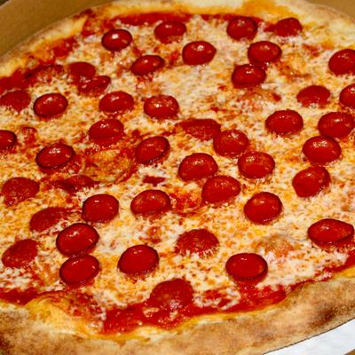 Pepperoni Pizza, close-up.