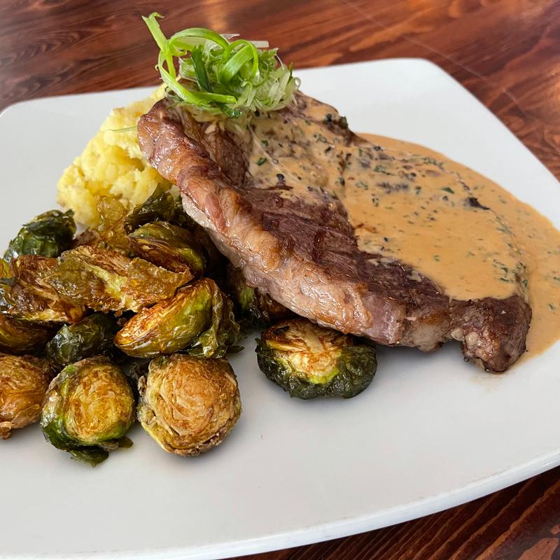 12  oz Peppercorn - Crusted Ribeye* photo