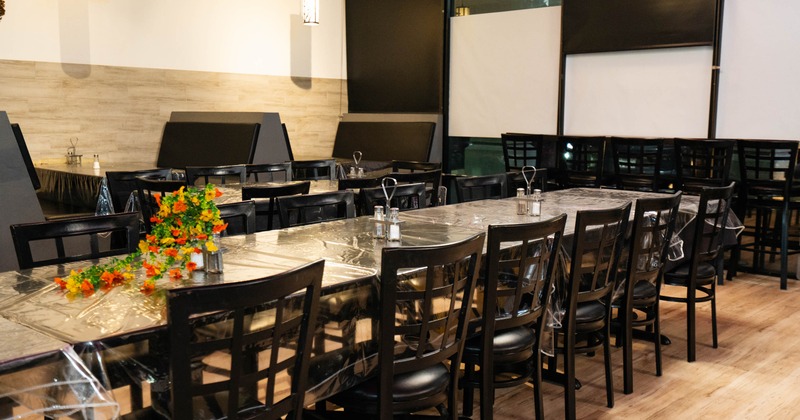 Interior seating area