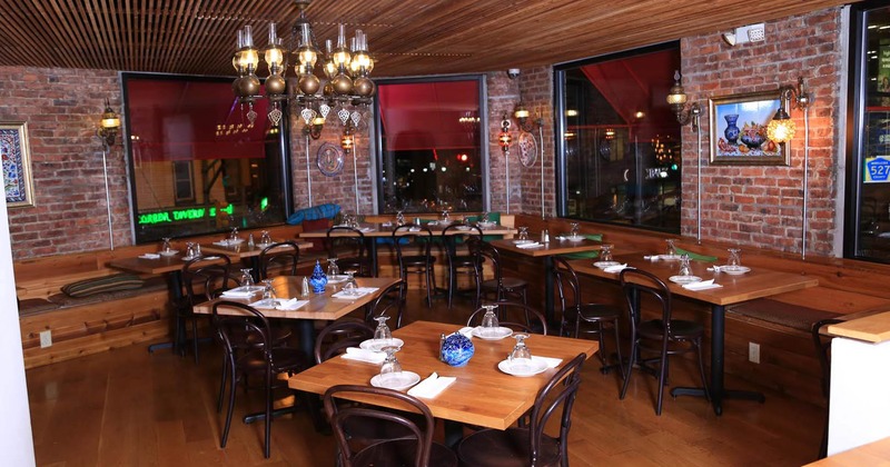 Interior, dining area