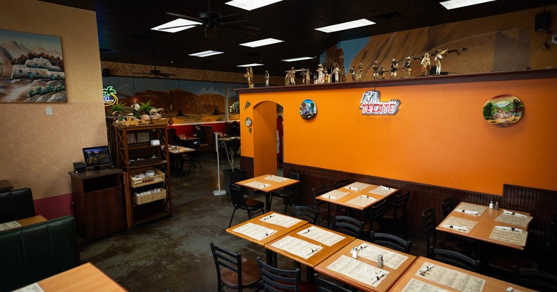 View of a inside dining space