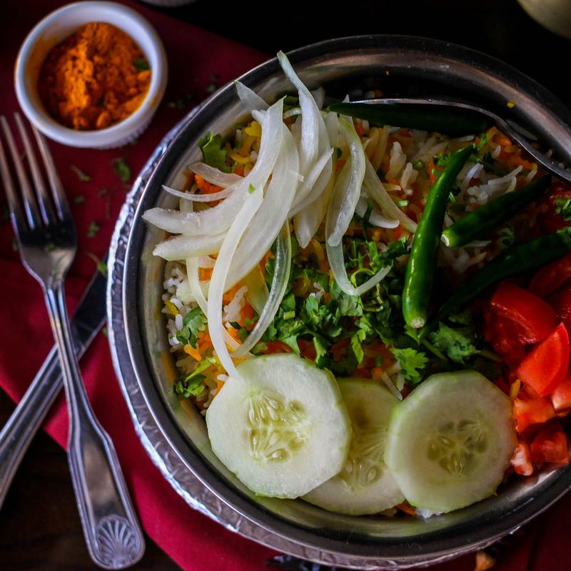 Vegetable Biriyani (No Egg) photo