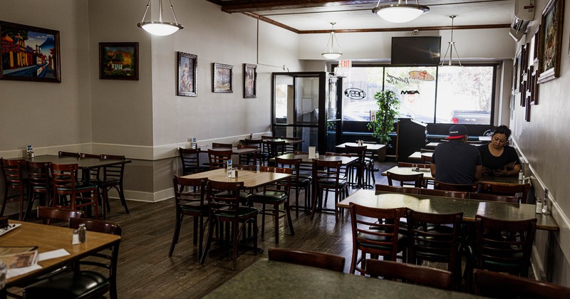 Interior, seating area