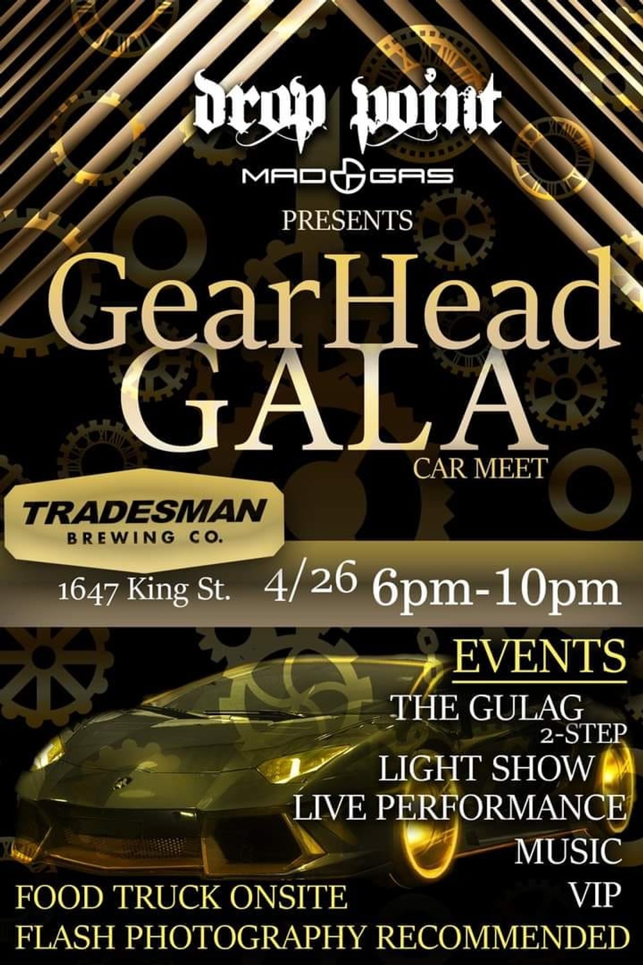 Gear Head Gala Car Show event photo