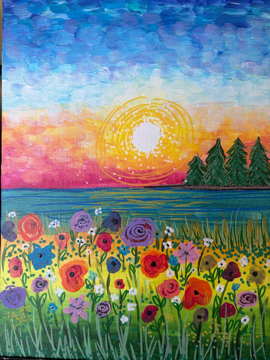 Paint, Sip, Taste event photo
