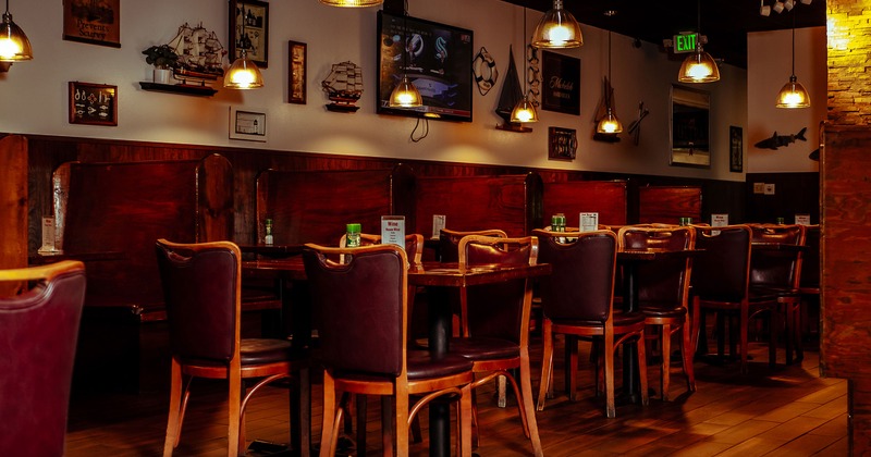 Interior space, seating area