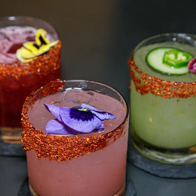 Margarita cocktails.