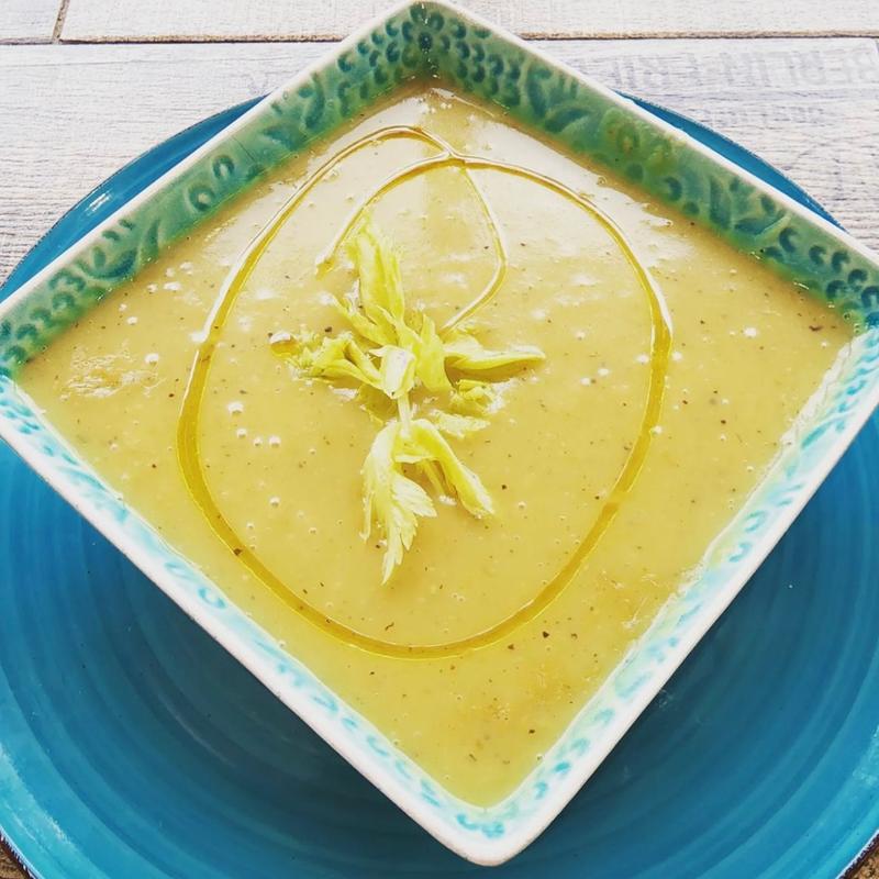 Vegan Potato & Kale Soup photo