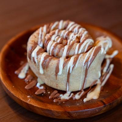 Cinnamon Roll Crepe.