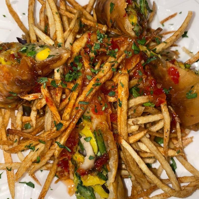 menu item 1 of 23, Crispy Vegetable Spring Rolls
