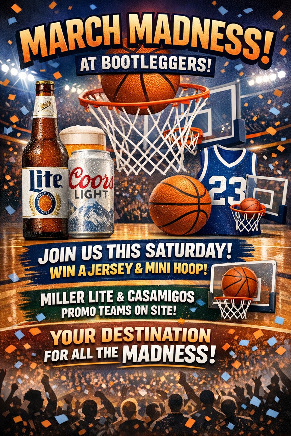 🏀 MARCH MADNESS AT BOOTLEGGERS! 🏀 event photo