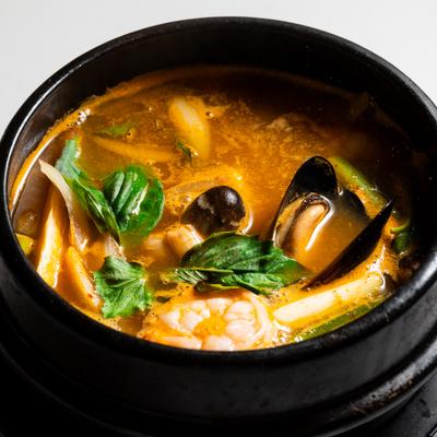 Seafood Poh Tak Soup.