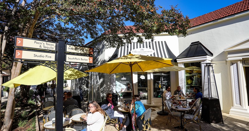 Patio, seating area