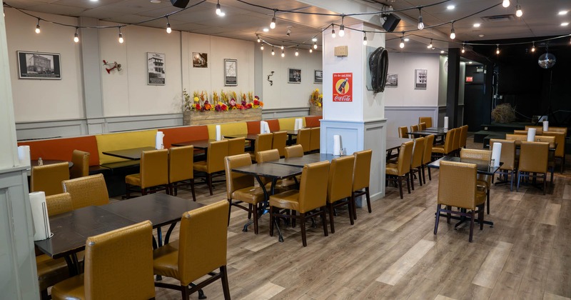 Interior, dining area