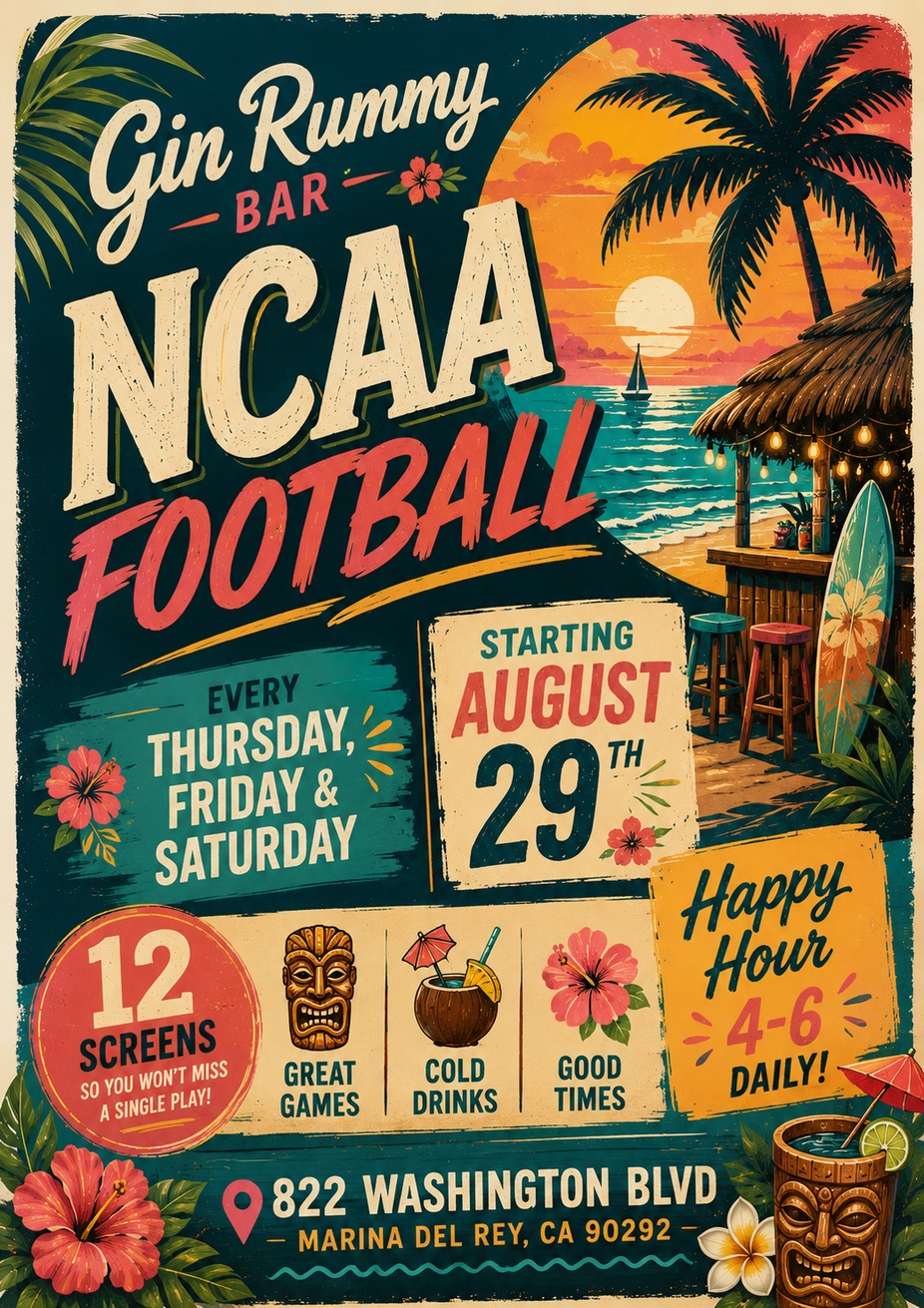 College Football every Thursday, Friday & Saturday event photo