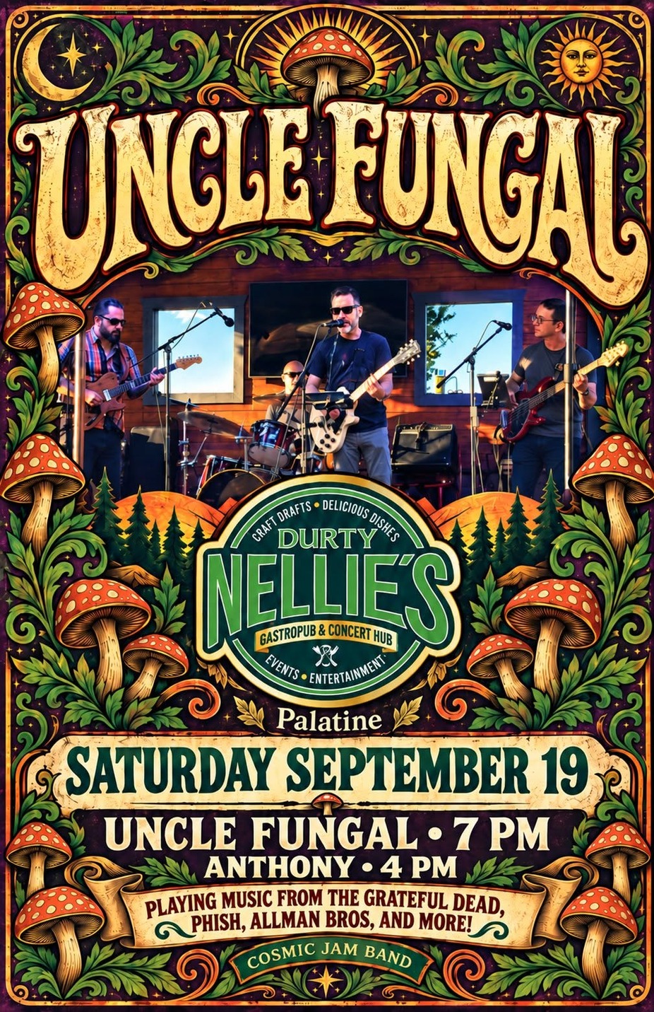 Uncle Fungal Live at Nellies! event photo