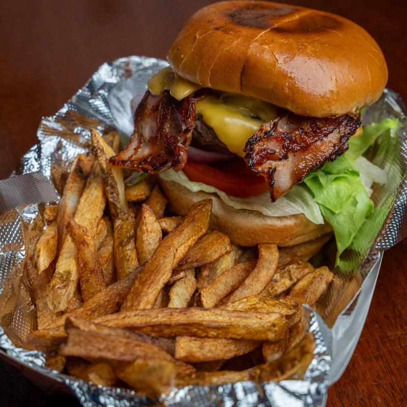 menu item 10 of 10, Bacon Cheddar Burger