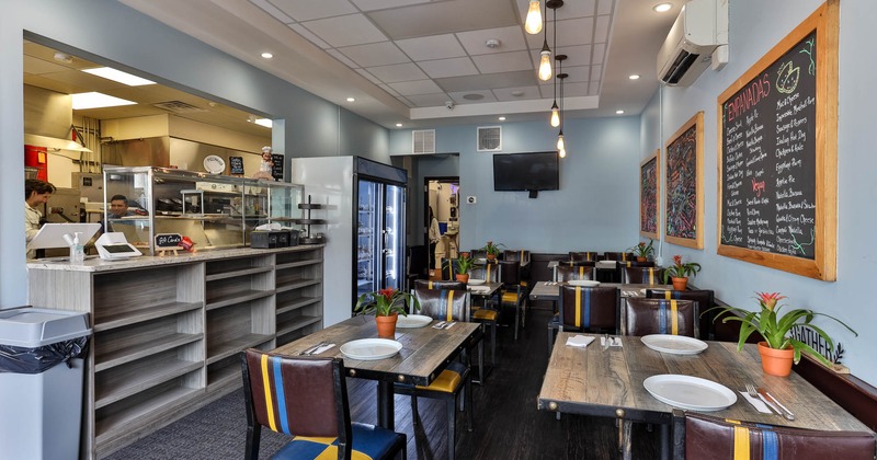 Interior, dining area