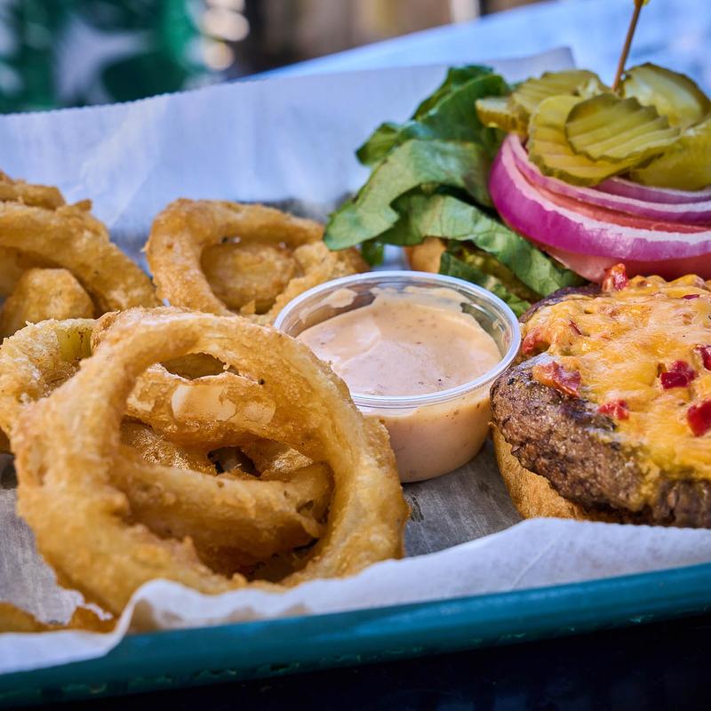 *Classic 1/2 lb Burger photo