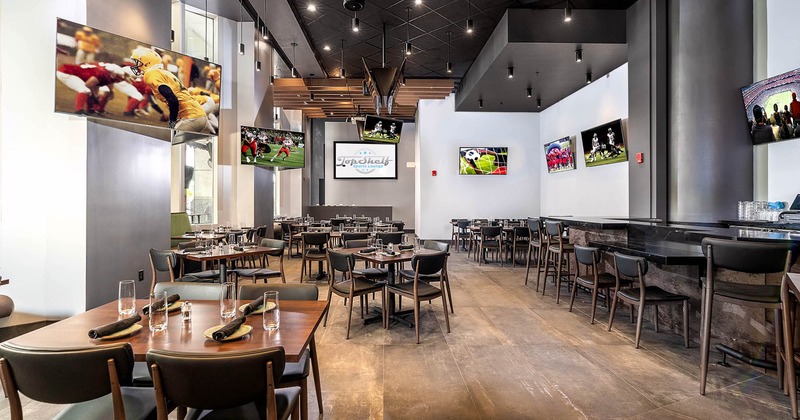 Interior, big dining area