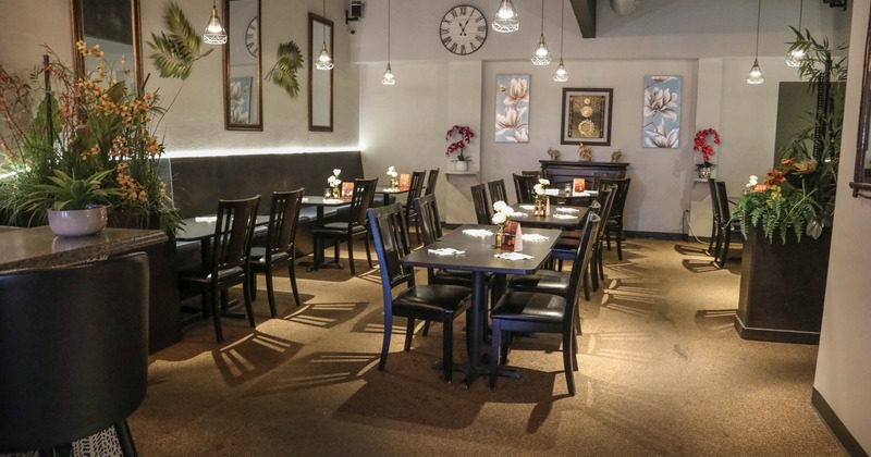 Interior seating area ready for guests