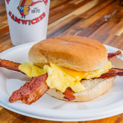 Bacon Egg and Cheese sandwich.