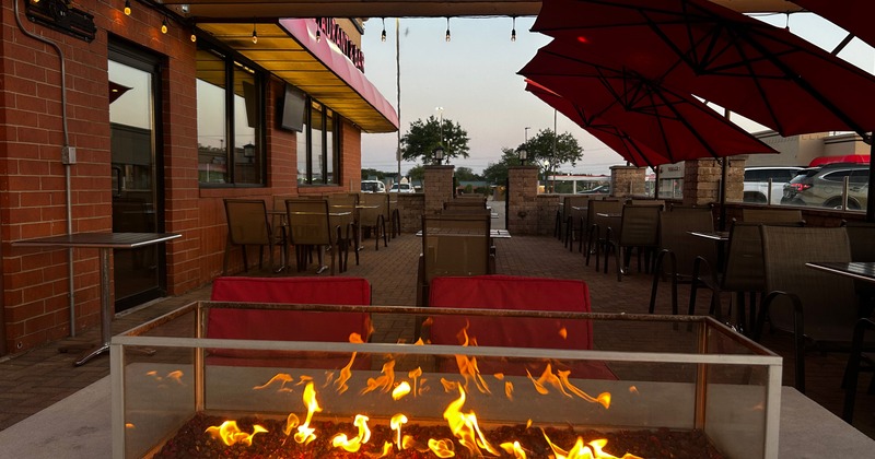 Cozy outdoor seating area