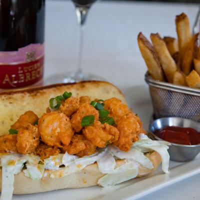 Bufflao Shrimp or Buffalo Cauliflower Po'Boy photo